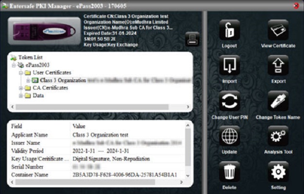Check DSC Validity and Expiry Date