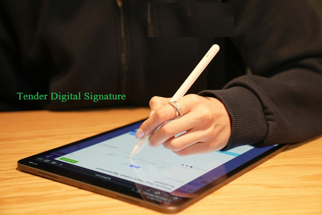apply tender digital signature online